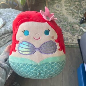 Disney Squishmallows Ariel The Little Mermaid Plush